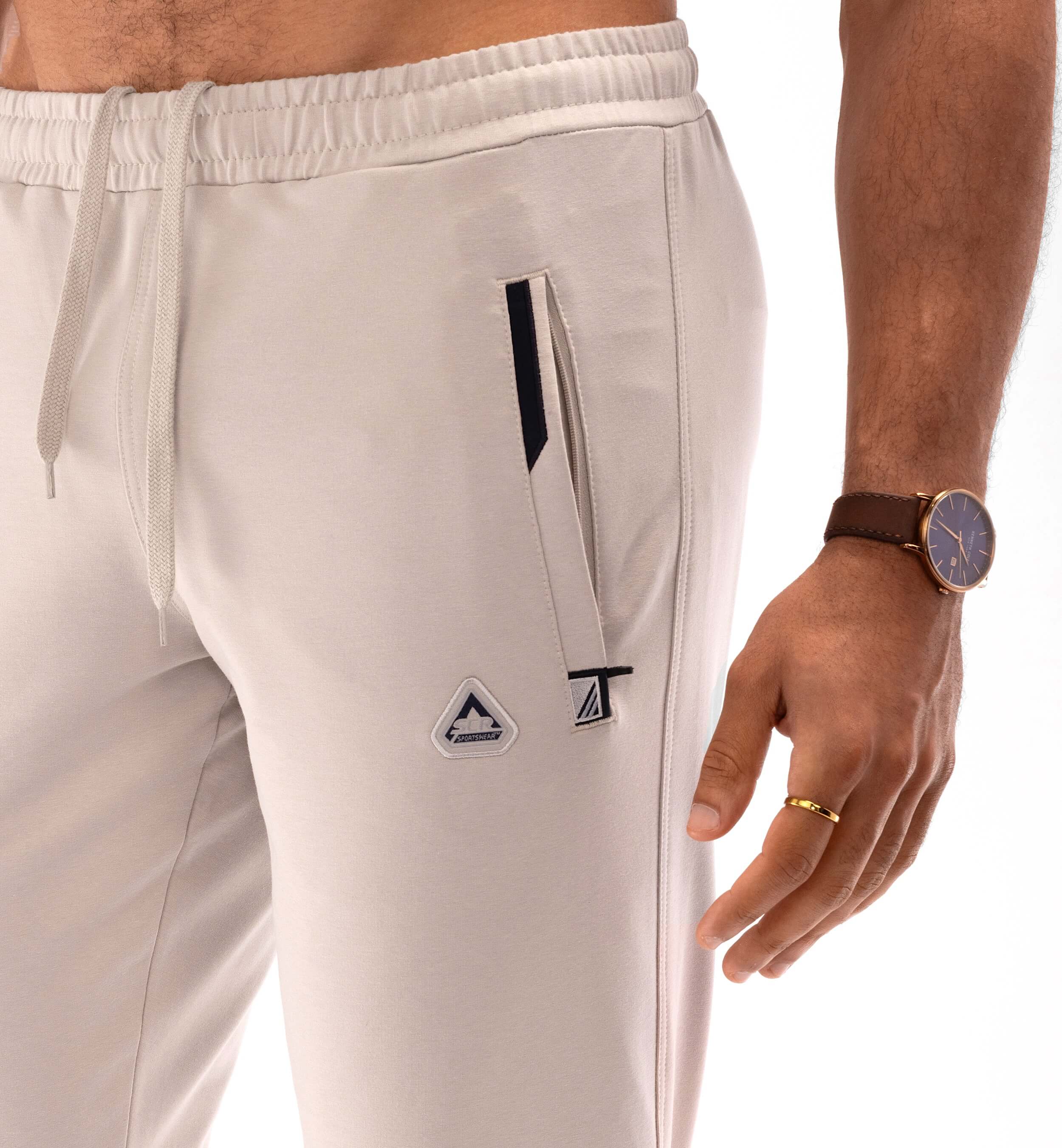 Pantalones de chándal deportivos cómodos para todo el día - Con forma cónica (Talla alta)
