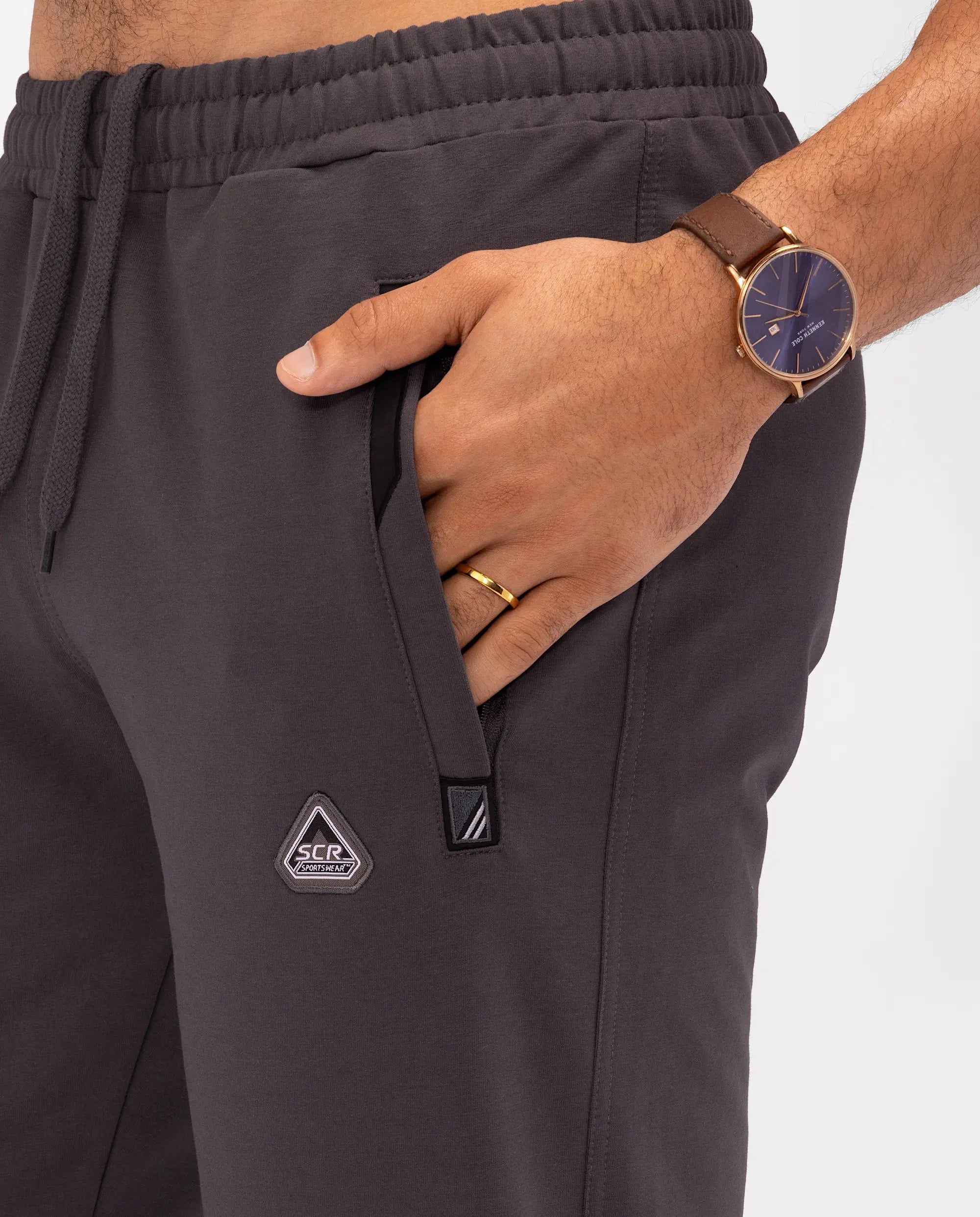 Pantalones de chándal deportivos cómodos para todo el día - Con forma cónica (Talla alta)