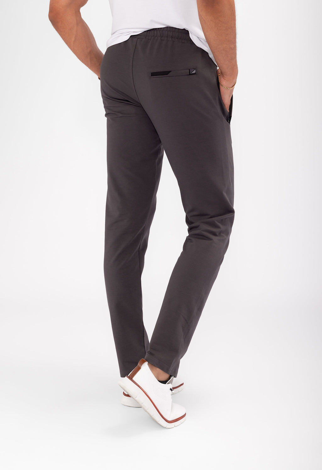 Pantalones de chándal deportivos cómodos para todo el día - Con forma cónica (Talla alta)