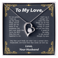 PARA MI AMOR DE PARTE DE SU ESPOSO COLLAR - REGALO PERFECTO PARA SAN VALENTÍN - Collar Premium Amor Eterno (SKUJ12-295)