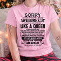 June - Sorry I am already taken by a freaking awesome guy - Gift for Wife From Husband - NGHL06 (SKU-SRG-06)
