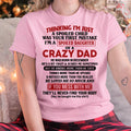 December - I Am Spoiled Daughter Of A Crazy Dad - Gift for Daughter From Dad - NGHL12 (SKU-TDD-SPOILED-12)