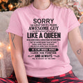 Sorry I am already taken by a freaking awesome guy - Gift for Wife From Husband - NGHL00 (SKU08-25-00)