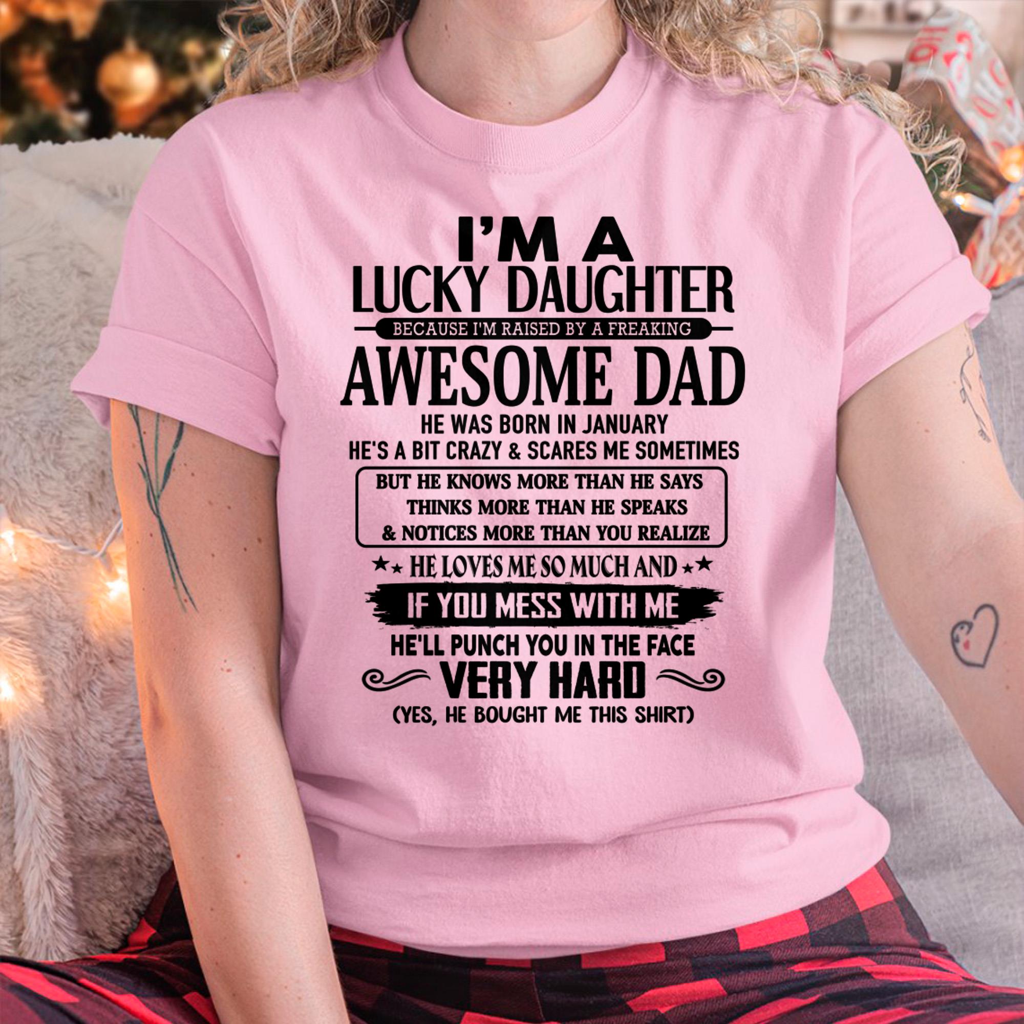 Enero - Soy Hija Afortunada - Regalo para Hija de Papá - NGHL01 (SKU-TLUCKYDD-01)