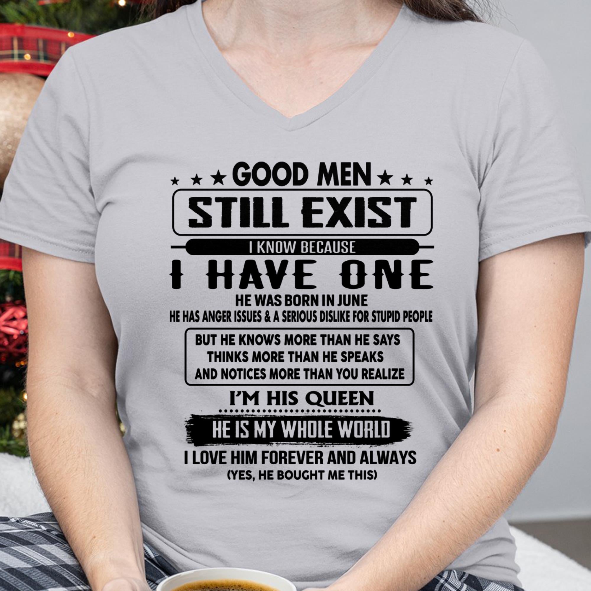 Junio - Los Hombres Buenos Aún Existen - regalo para tu novia, esposa de parte de tu esposo - NGHL06 (SKU-GM-06)