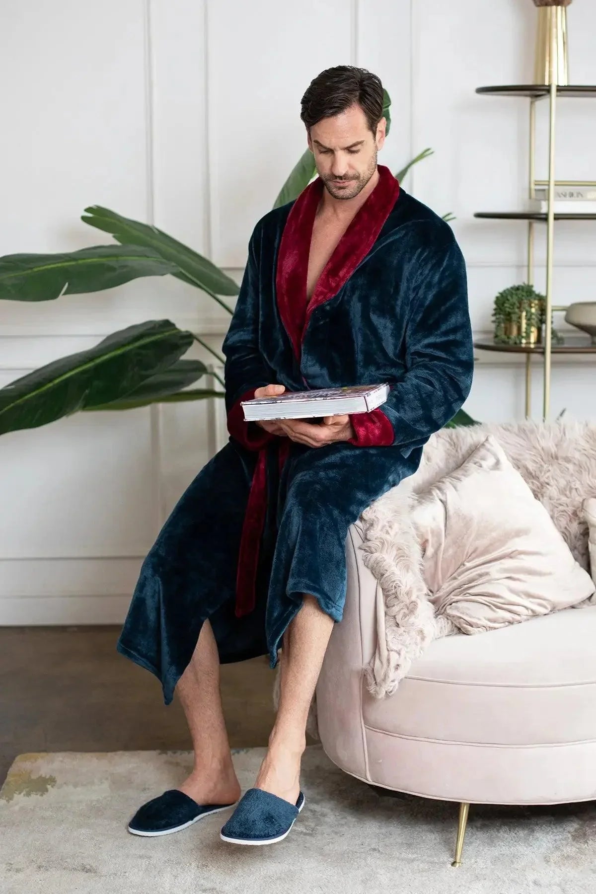 Batas de felpa acogedoras para hombres – Hechas para la comodidad, diseñadas para durar