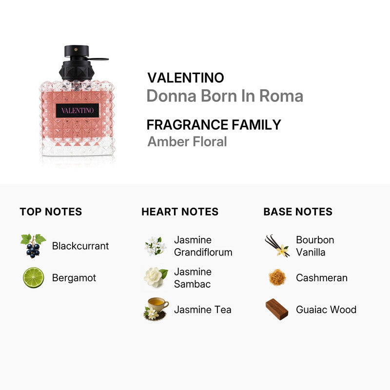 Valentino Donna Born in Roma Eau de Parfum para mujer 3.4 oz