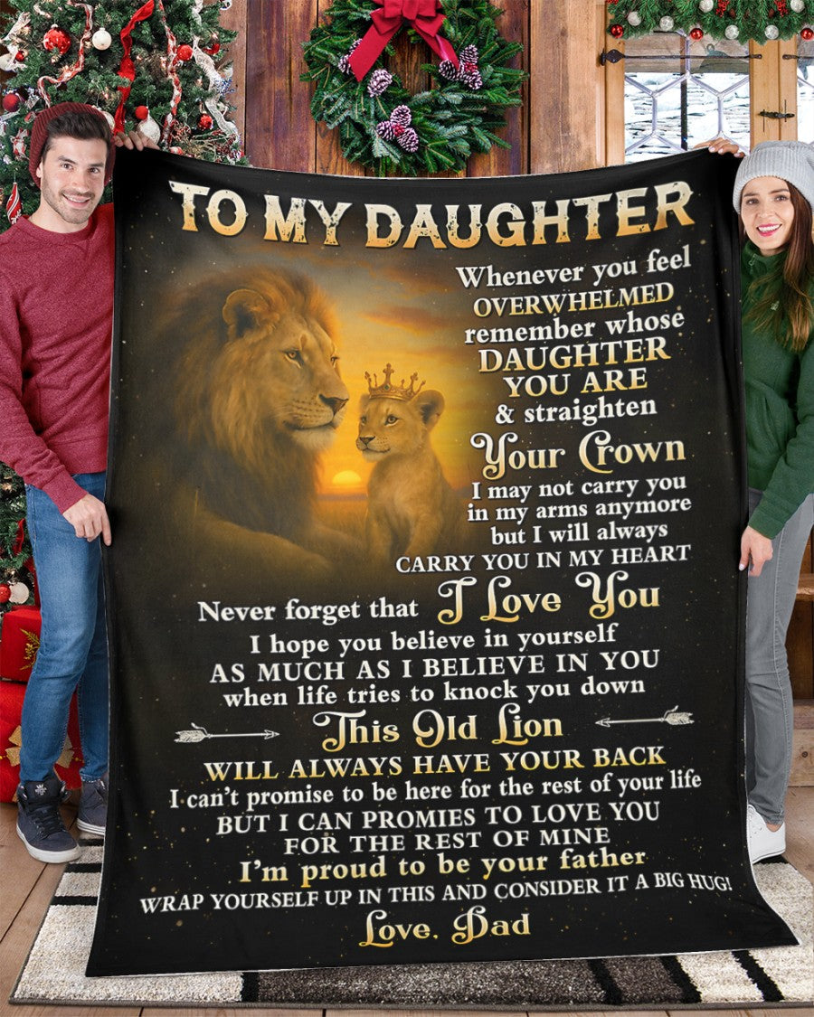 Manta de regalo especial para tu hija - De papá (SKUB07-134)