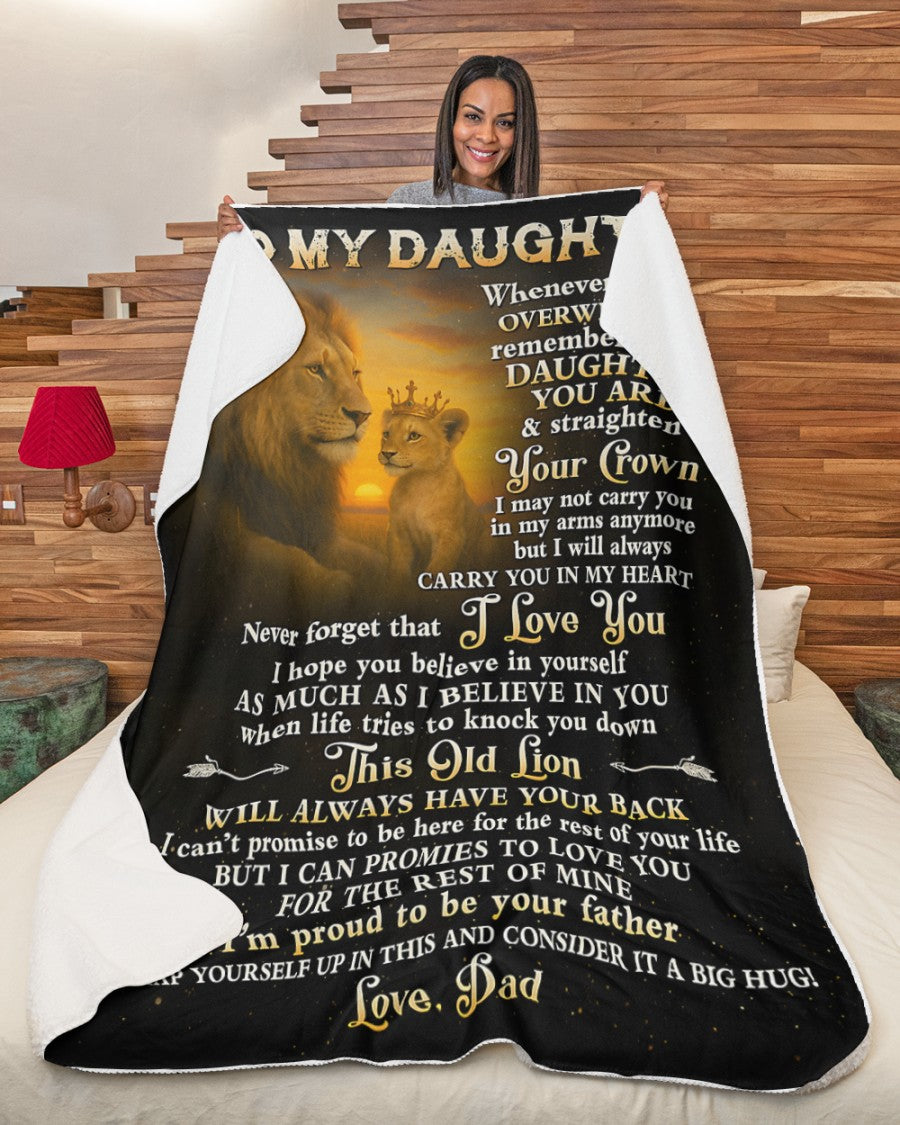 Manta de regalo especial para tu hija - De papá (SKUB07-134)