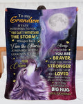 Special Gift For Your Grandson Blanket - From Grandma